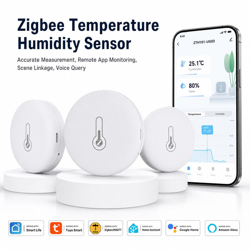 Zigbee 3.0 Temperature & Humidity Sensor